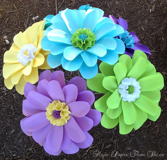 Paper Flowers Birthday Decorations Wedding Decorations Table