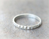Stud Ring in sterling silver