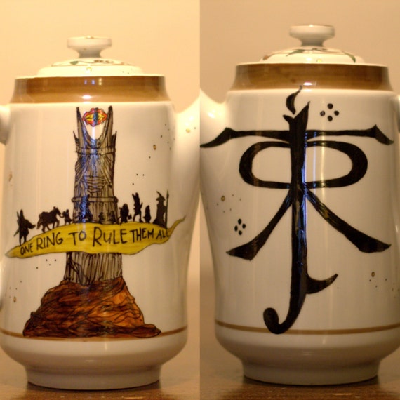 lord of the rings tea set