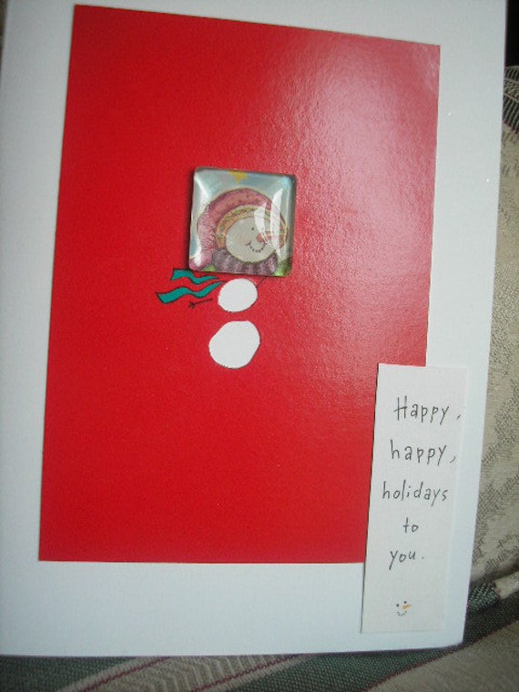 Items similar to Handcrafted Christmas Card, Greeting Card on Etsy