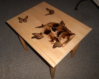 Popular items for wood burn table on Etsy