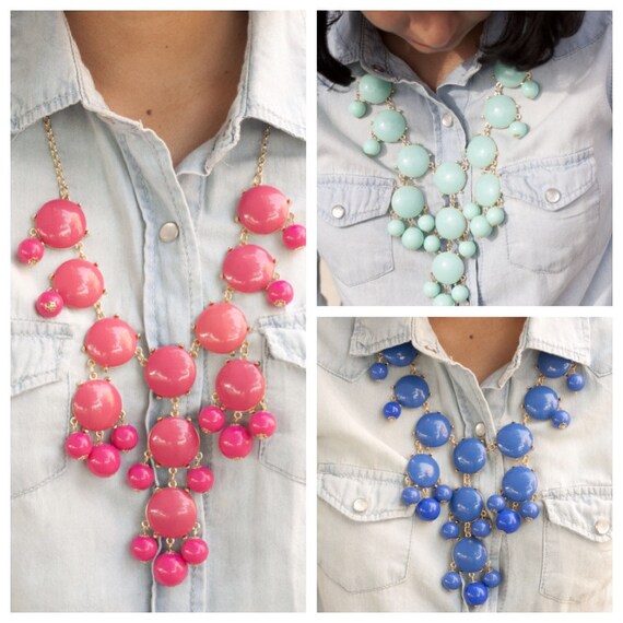 SALE J Crew inspired bubble necklace FULL SIZE