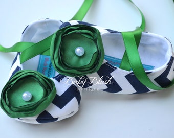 Shocking Pink Polka Dot Baby Shoes Soft by babyblushboutique