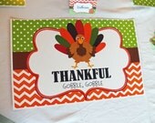 Thanksgiving Dinner Placemat Printable - Turkey Day Delight Collection Il_170x135