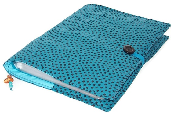Ring Binder File Cover DOTTY TEAL by WhimsyWooDesigns on Etsy