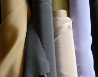 100% Silk Fabric By the Half Yard 45", 19mm Mulberry SIlk Charmeuse