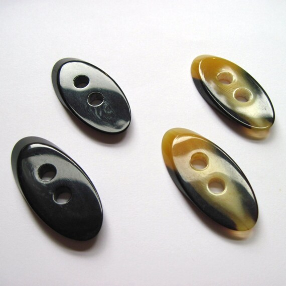 Flat toggle buttons coat buttons UK sewing supplies