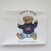 vintage polo bear pillow