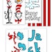 Cat in the Hat Printable Centerpiece by PartiesbyCindy on Etsy