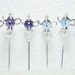 Reserved for Sandy 16 Lovely Crystal Teapot Stick Pins