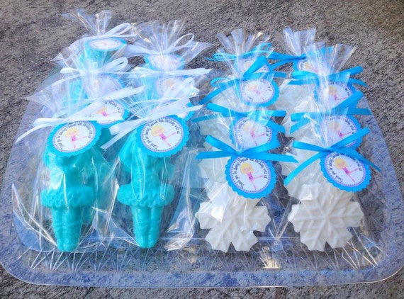 10 BALLERINA SNOWFLAKE Soap Favors (with Tags & Ribbons) - Birthday Party Favor, Dance Recital, Ballet, Dance Favor, Christmas Soap, Gift Il_570xn