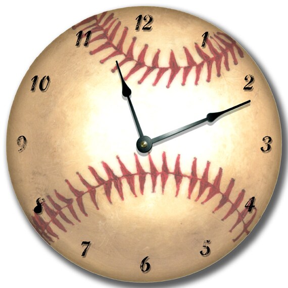 SPORTS Clock personalized Nursery wall art choose one