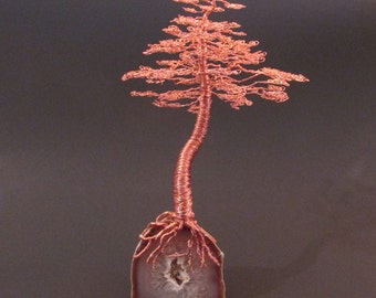 Copper Sculpture | Bonsai Tree Sculpture | Copper Art | Copper Anniversary | Copper Home Decor | Copper Metal Art