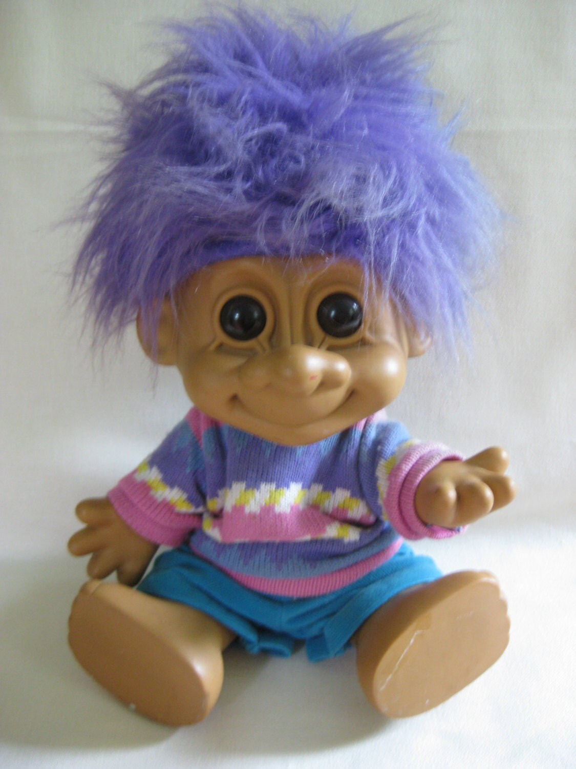 Vintage Giant RUSS Troll Doll