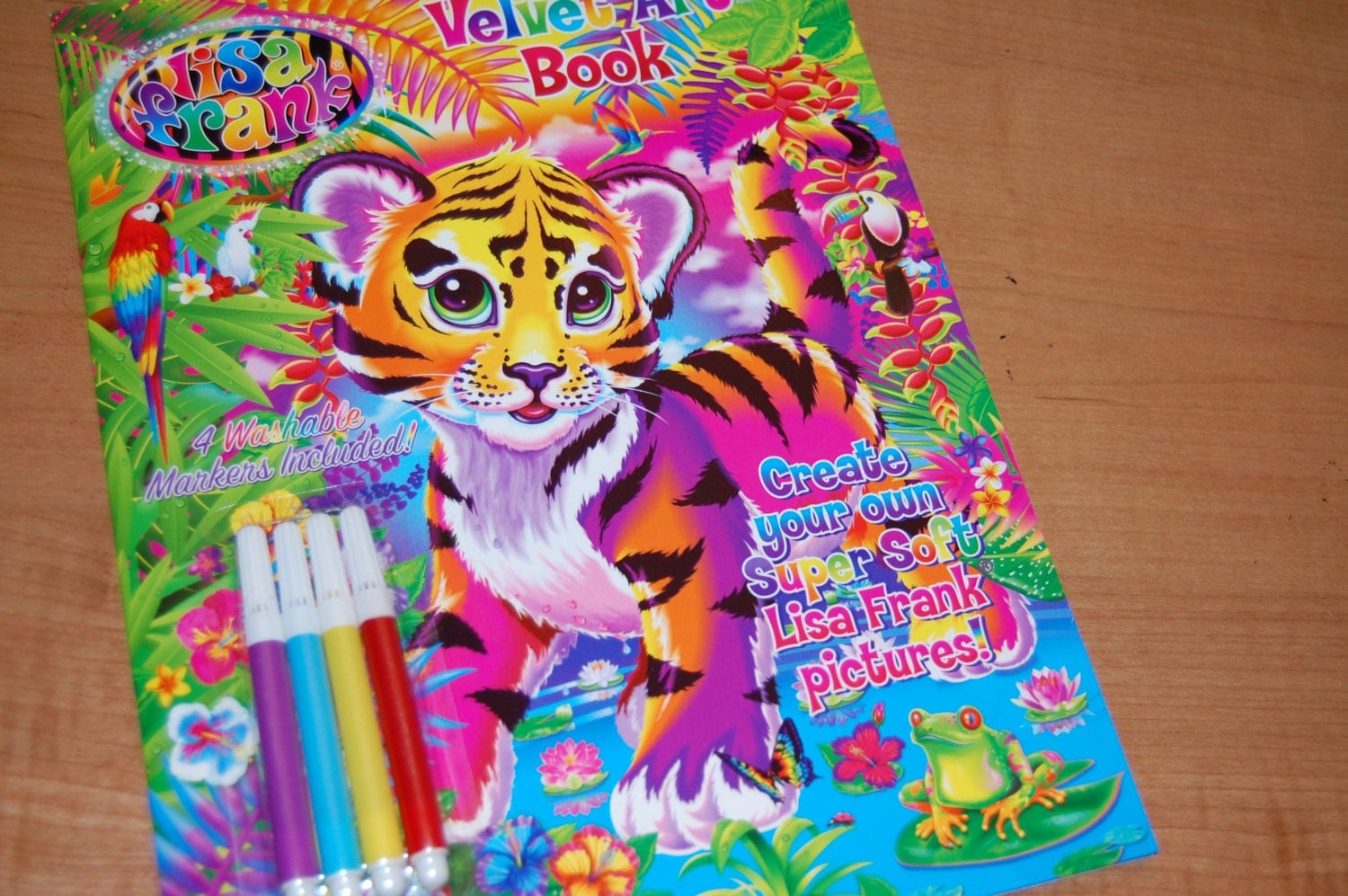 Lisa Frank Coloring Velvet Art Book