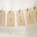 Custom Listing for Melissa - Individually Personalized Kraft Gift Tags (Large) - Place Cards - Escort Cards - (Item code: J367)