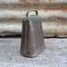 Large Antique Metal Cow Bell or Goat Bell All Metal Primitive Rustic Decor Old Vintage Bell