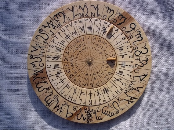 Cypher Wheel Cipher Disk Theban Ogham Enochian &amp; by Cypherwheel