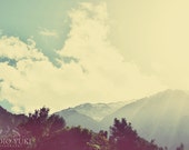 Mountain Photo, Wilderness, Landscape, Morocco, Ourika Valley, Scenic, Travel Photography, Nature Home Decor, Sky, Clouds - Take Me Home