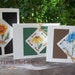 RESERVED for LEKirkendall - Blank All Occasion Note Cards - Set of 3 Cards - Floral Cards - Watercolor Cards