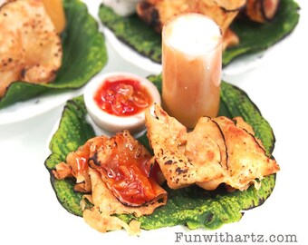 1/6 sized Roti Prata Set for Blythe/Barbie and Similar Size Dolls