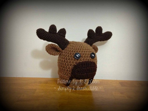 hat a how crochet to Pattern Items  Crochet Hat Moose similar 27 Pattern