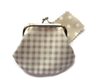 Small Framed Coin Purse - Change Wallet - Small Change Purse - Money Pouch - Coin Purse