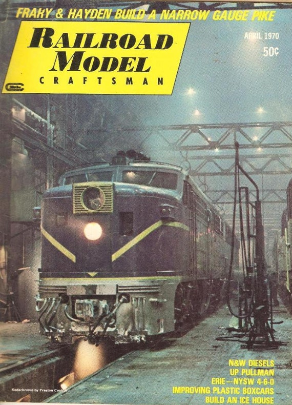 Railroad Model Craftsman Magazine April 1970 by AmericanQuiltWorks