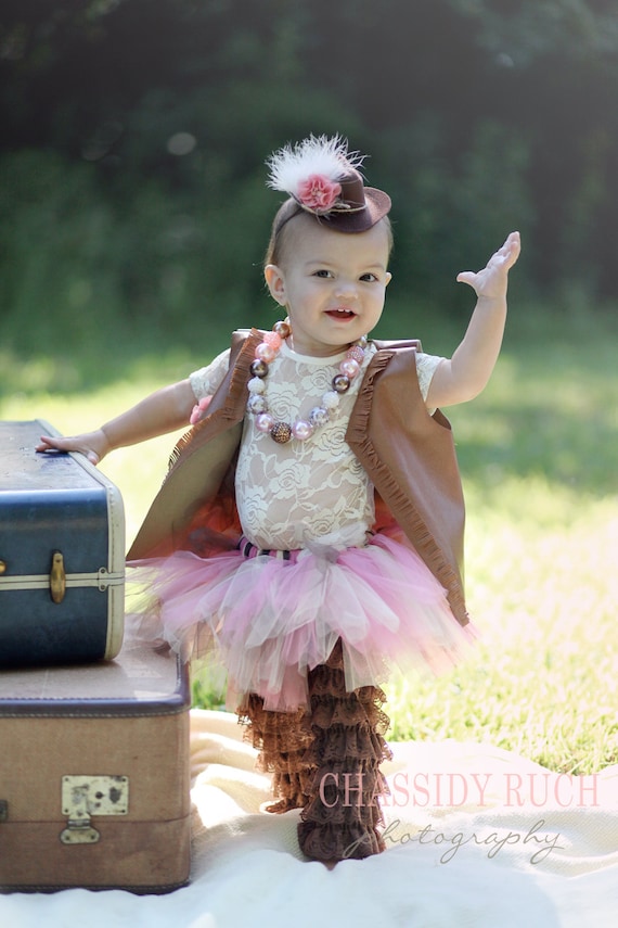 Items similar to Cowgirl Halloween Costume "Tutu Cute" Couture