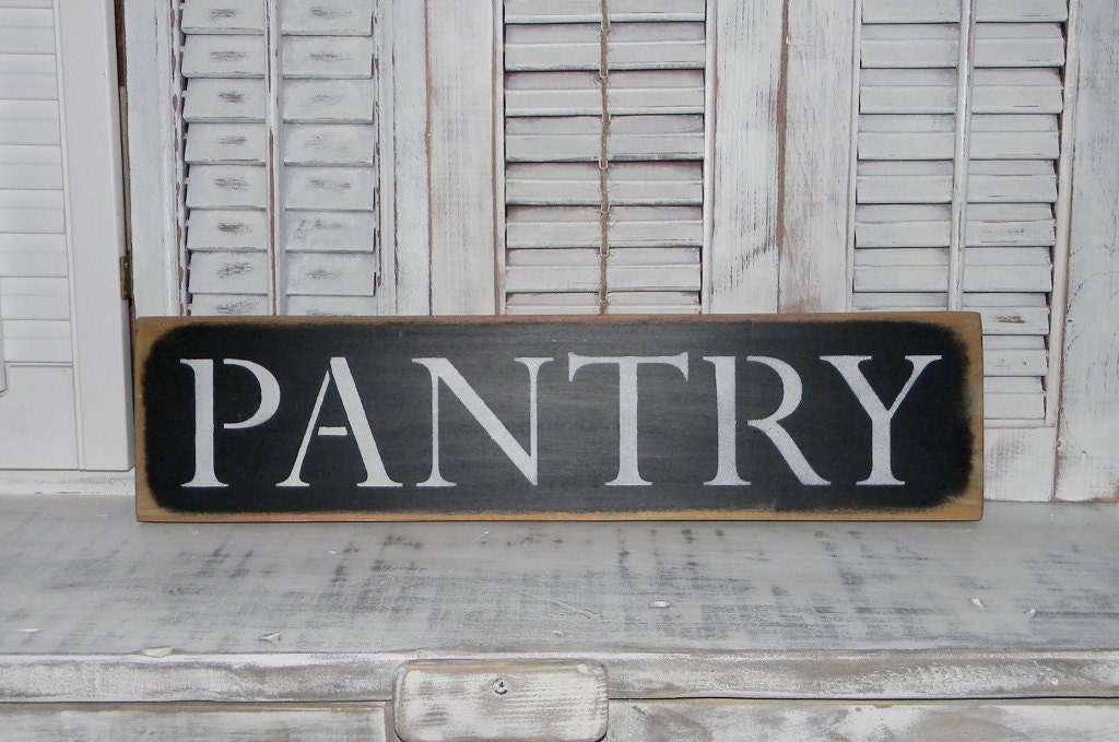 Pantry Sign Wall Decor Rustic Country Home Decor Signs