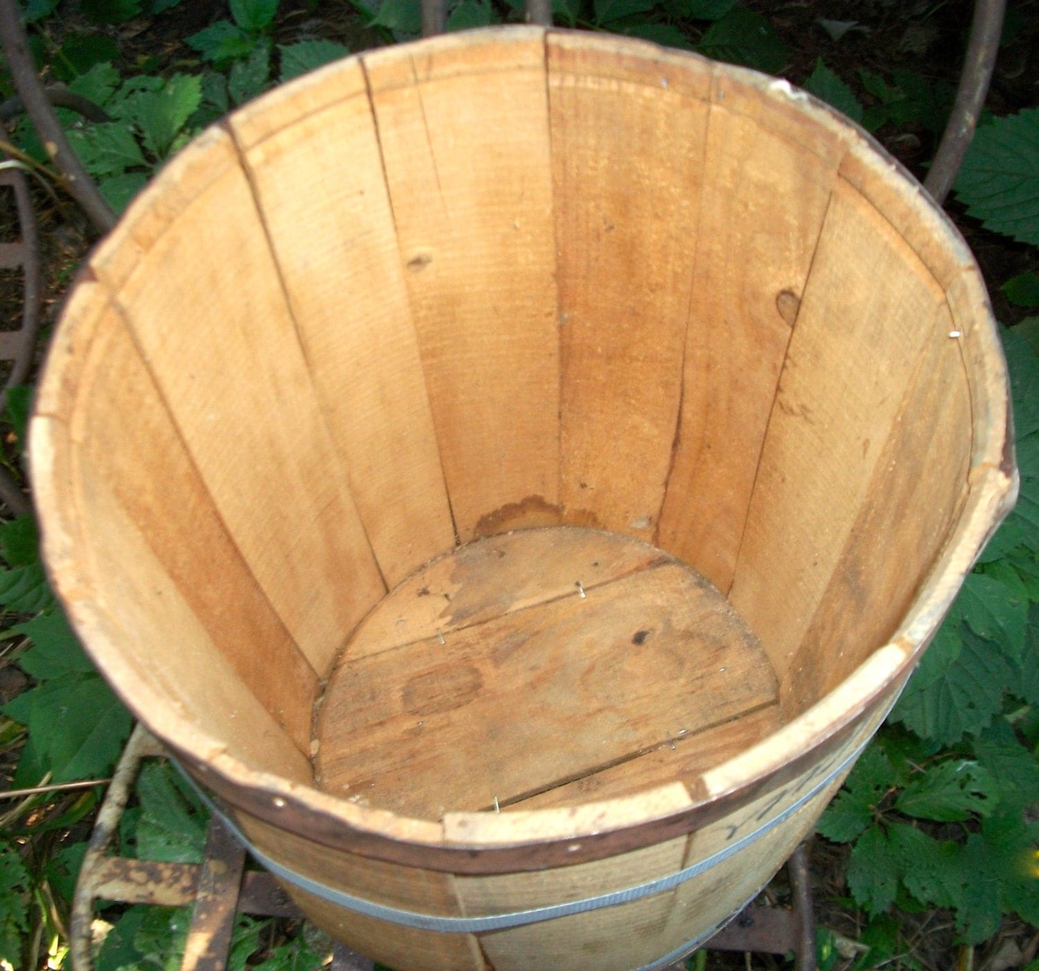 Wooden Barrel Vintage Primitive Barrel Rustic Wood Vintage