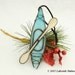 Stained Glass Kayak Christmas Ornament - Blue Kayak Ornament
