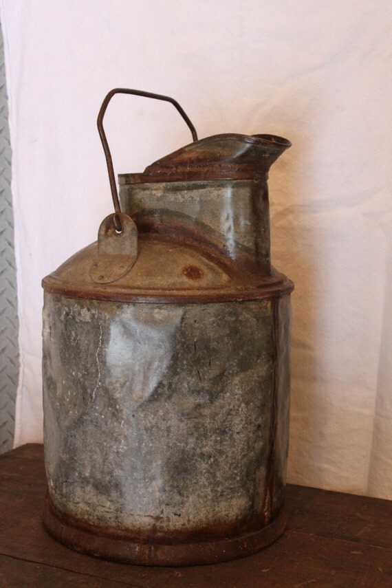 Antique 1800s Five Gallon Oil / Fuel Bucket