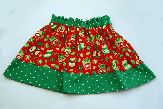Items similar to Christmas/Holiday Skirt Boutique Clothing size 12m ...