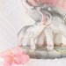 Mother and Baby Elephant Vase - Vintage, Shabby Chic, Home Decor, Mothers Day