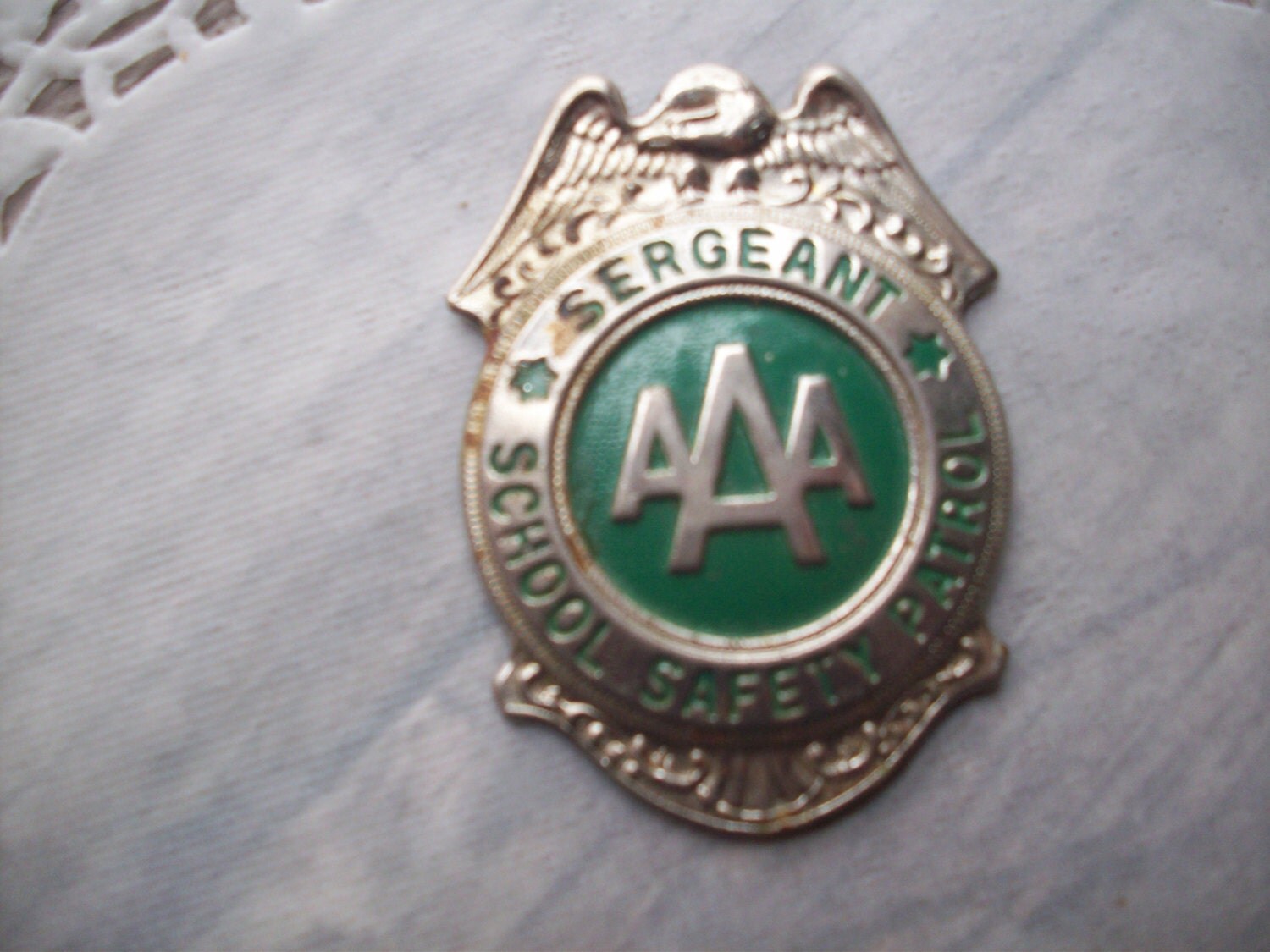 Badge AAA Sergeant School Safety Patrol