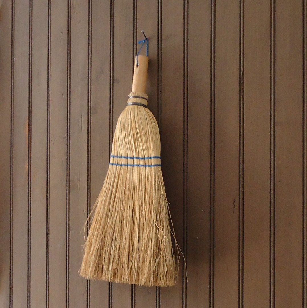 Whisk Broom handmade broom small broom laundry room by RaggedyRee