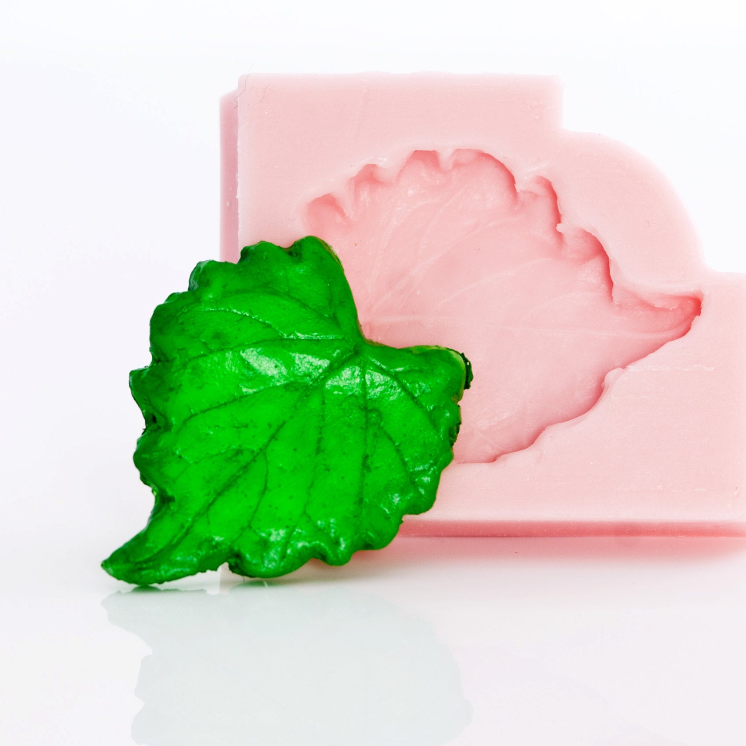 Grape leaf silicone mold resin mold metal clay mold wax