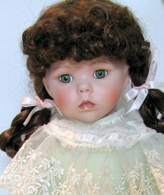 Collectors Choice Seymour Mann Porcelain Doll by greenleafvintage1