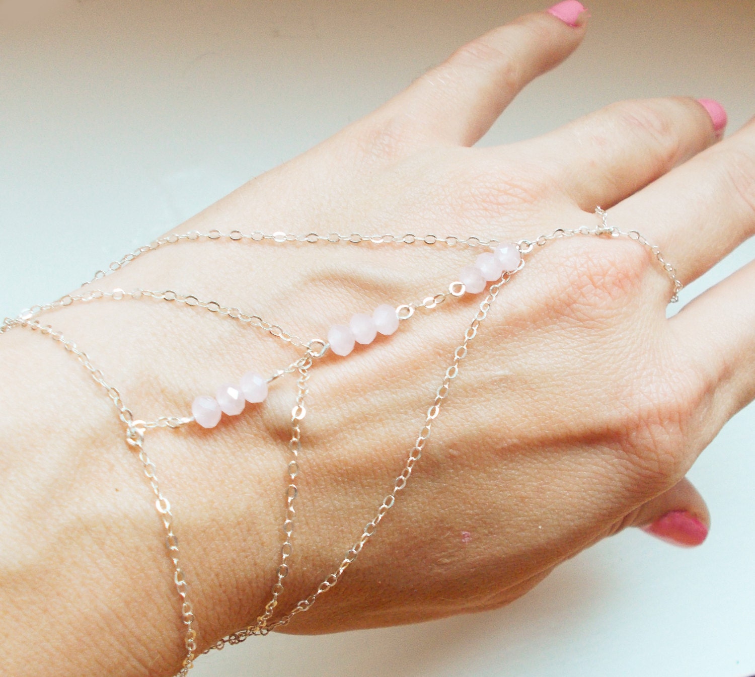 Valentines Day Sale Sterling Silver Slave by LyndyLouDesigns