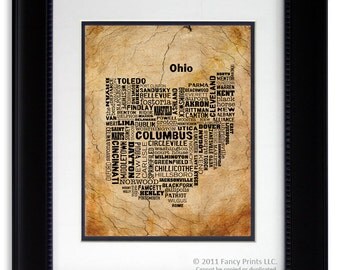 Ohio Wall Art rustic art decor | etsy Ohio Wall Art rustic art decor | etsy