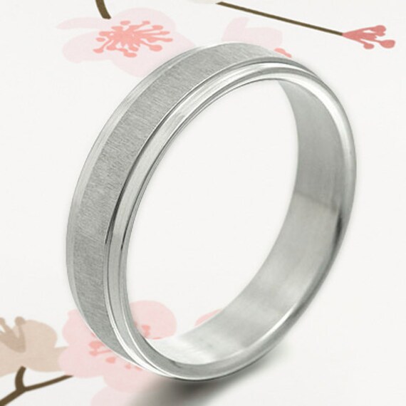 WEDDING RING - Handmade Titanium Rings 6mm