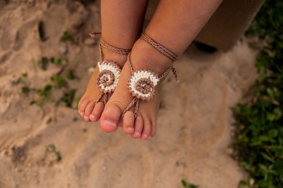 Baby Crochet Barefoot Sandals