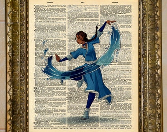 Avatar: The Last Airbender Katara Dictionary Art