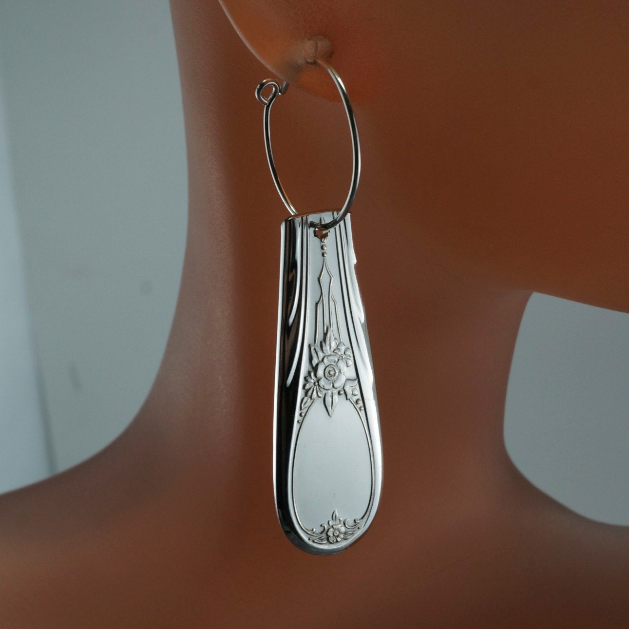 SPOON earrings. spoon jewelry sterling silver by SpoonJewelry