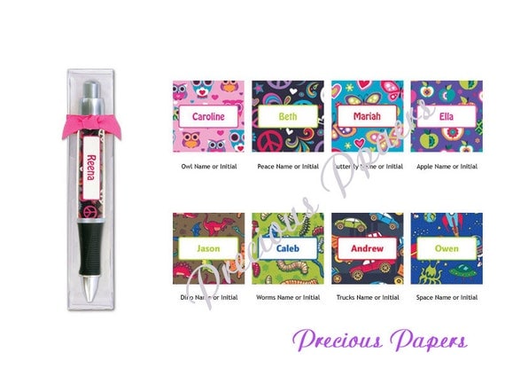 personalized kids pens peace sign pens owl print pens personalized kids pens peace sign pens owl print pens