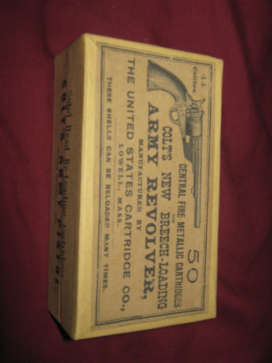 Replica Vintage COLT Converted Army .44 Caliber Ammunition