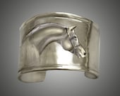 Arabian Horse Cuff bracelet frieze - HorseLadyGifts