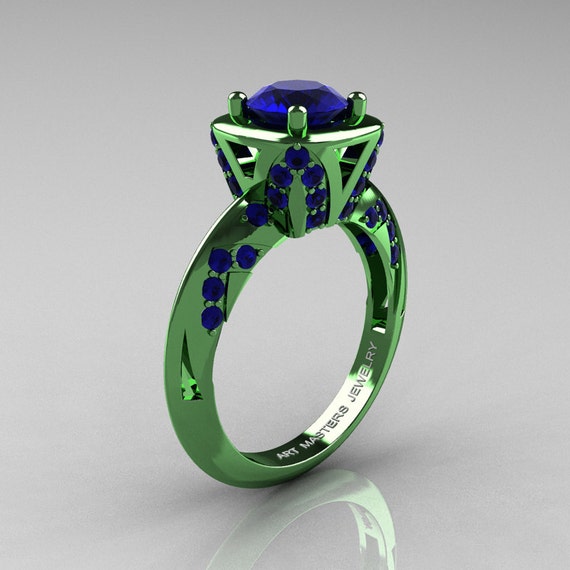 green gold wedding band ring