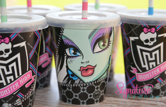 Kids Party Cups-Monster High Birthday Party-Set of 8